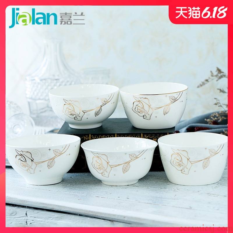 Garland ipads porcelain tableware ceramic large bowl of creative household rice bowls rainbow such as bowl soup bowl bowl combination salad bowl 's choice