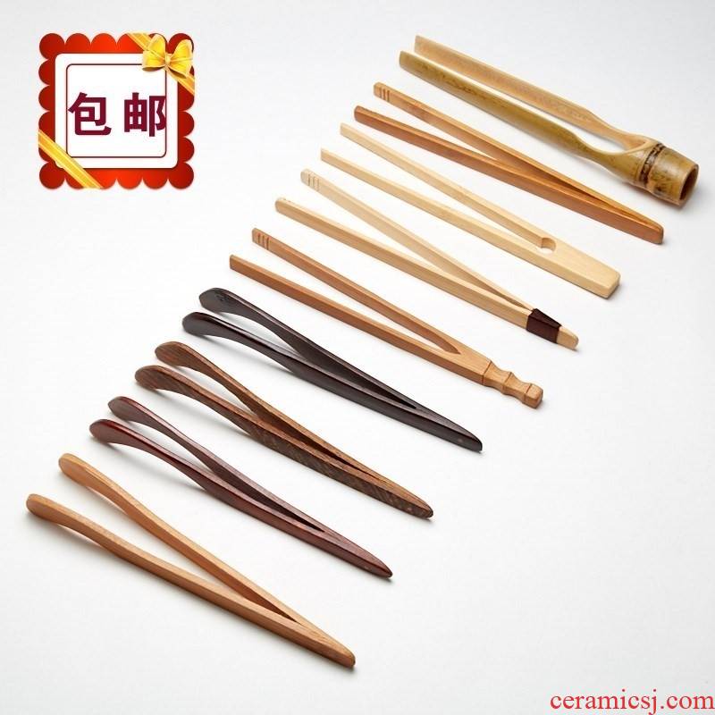 ChaGa solid wood clamp washing of cups hand tools clip to kung fu tea tea home tea kungfu tea cups