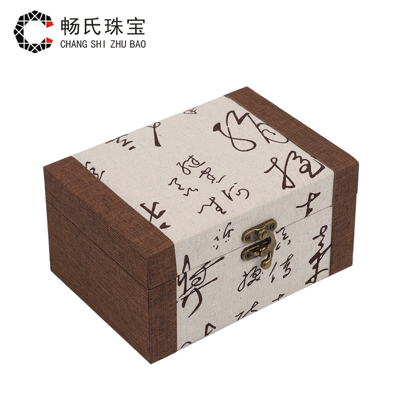 Chang 's jade jewelry, large linen JinHe porcelain antique dong collection gift packing box of mass customization
