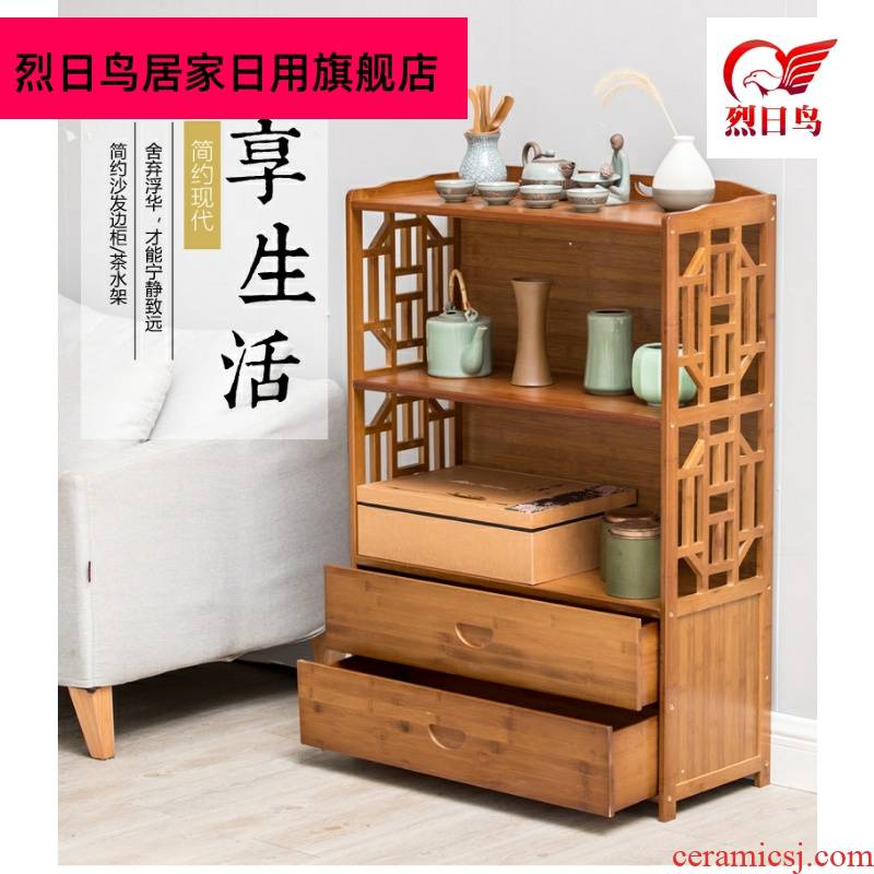 Contracted sofa edge ark, small tea sets tea tea frame frame put small tea tea cabinet shelf rack shelf