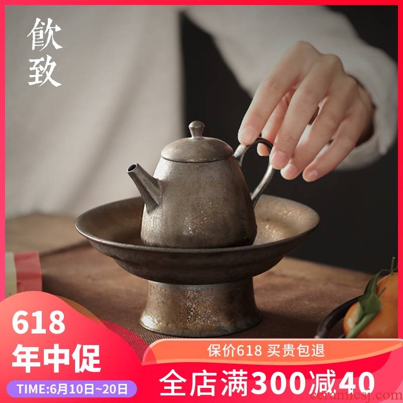 Ultimately responds to gold compote pot bearing coarse TaoGan table storage type as ceramic pot pot water tea tea restoring ancient ways