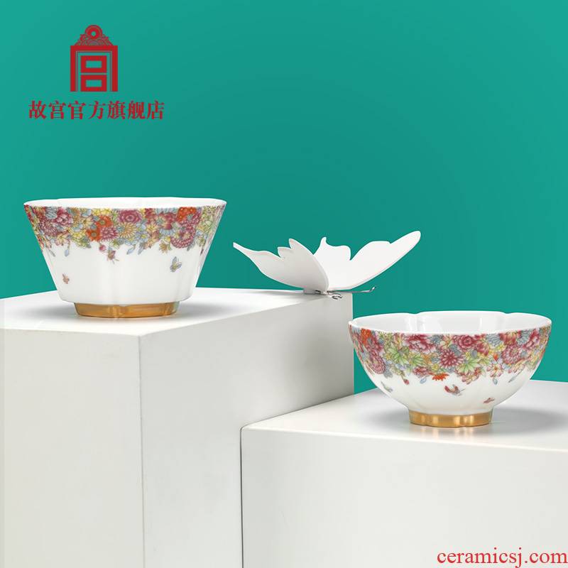 The Forbidden City, full of cup suit jingdezhen porcelain teacup suit The national Palace Museum official flagship store