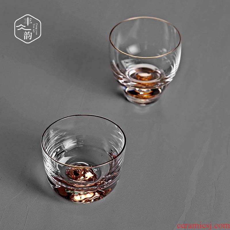 Move Japanese heat - resistant glass cups kung fu tea master cup men 's and women' s sample tea cup transparent single cup home