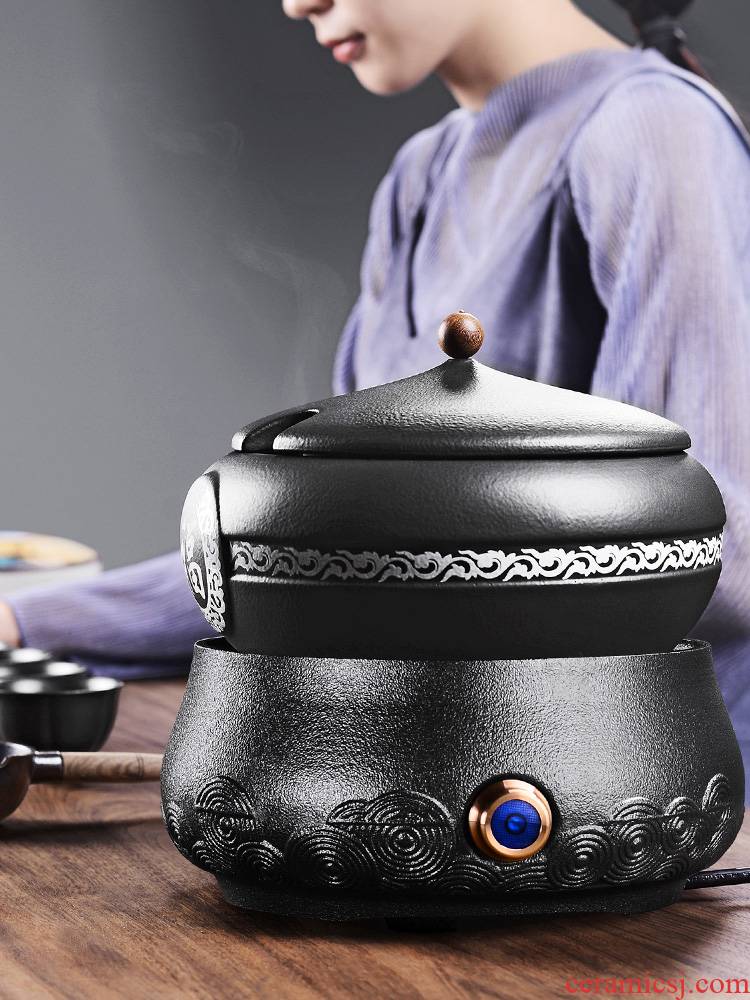 It still fang boiling tea ware ceramic company - thermal TaoLu tea stove black pottery tea suit household black tea warm the teapot