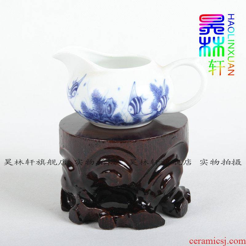 HaoLinXuan tea base wooden carved floret bottle seat decorative furnishing articles base