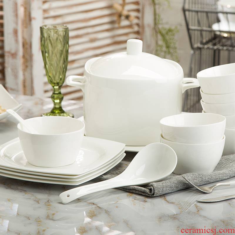 56 skull porcelain of jingdezhen ceramics tableware suit dishes dishes suit Korean wedding housewarming gift specials