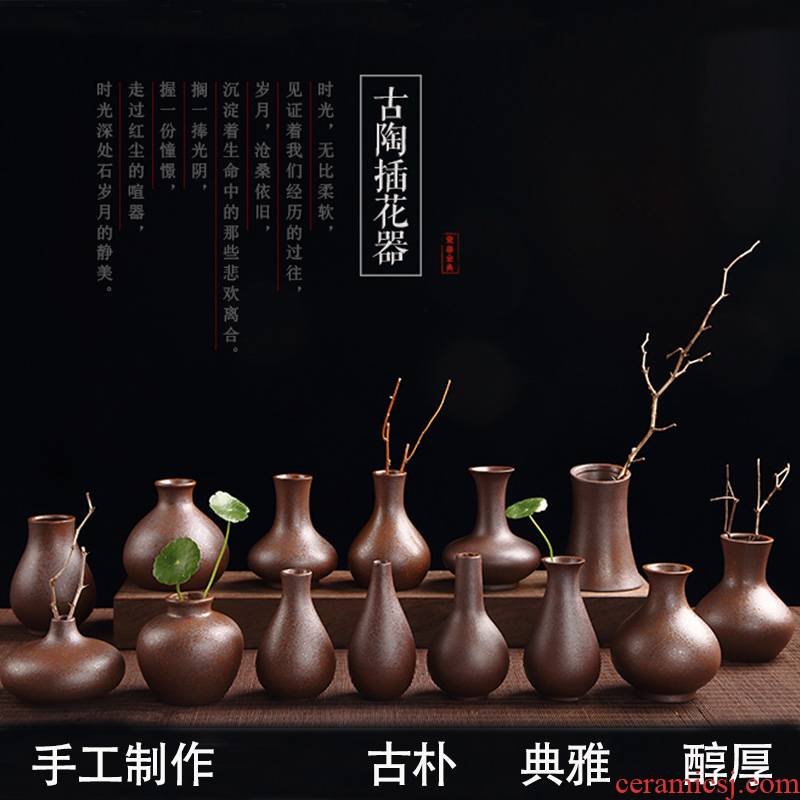 Flower implement manual creative vintage flowers inserted move fashion floret bottle hydroponic tea furnishing articles ceramic household act the role ofing is tasted