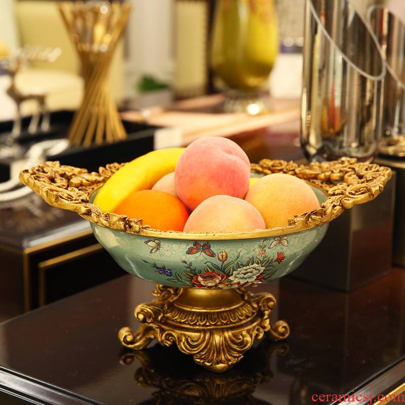 European fruit bowl modern creative snacks dry fruit bowl sitting room adornment household candy dishes furnishing articles tea table