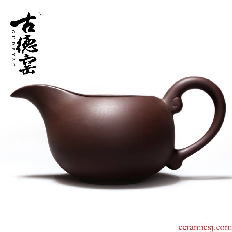 Yixing purple sand justice kung fu tea accessories your porcelain tea purple sea mud your up portion male cup of tea