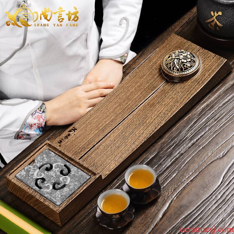 It still fang small tea tray was one tea table with the the depth of solid wood tea saucer the whole piece of chicken wings wood kung fu tea tea tray there are