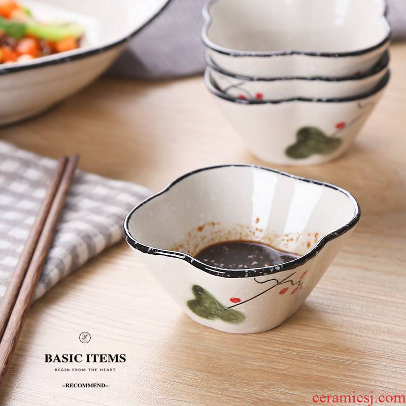 Japanese ceramics creative household utensils sauce vinegar dish dish dish of soy sauce taste dishes flavor dish snack bowl of small bowl