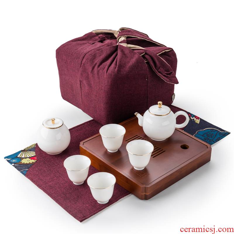 True sheng is suing travel tea set practical creative on - board, tea gift set tea service kit mini gift box