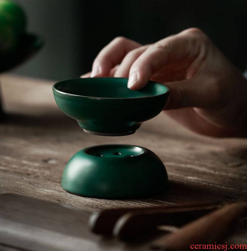 ShangYan ceramic) filter kung fu tea tea set zero restoring ancient ways with the tea strainer tea strainer Japanese tea strainer