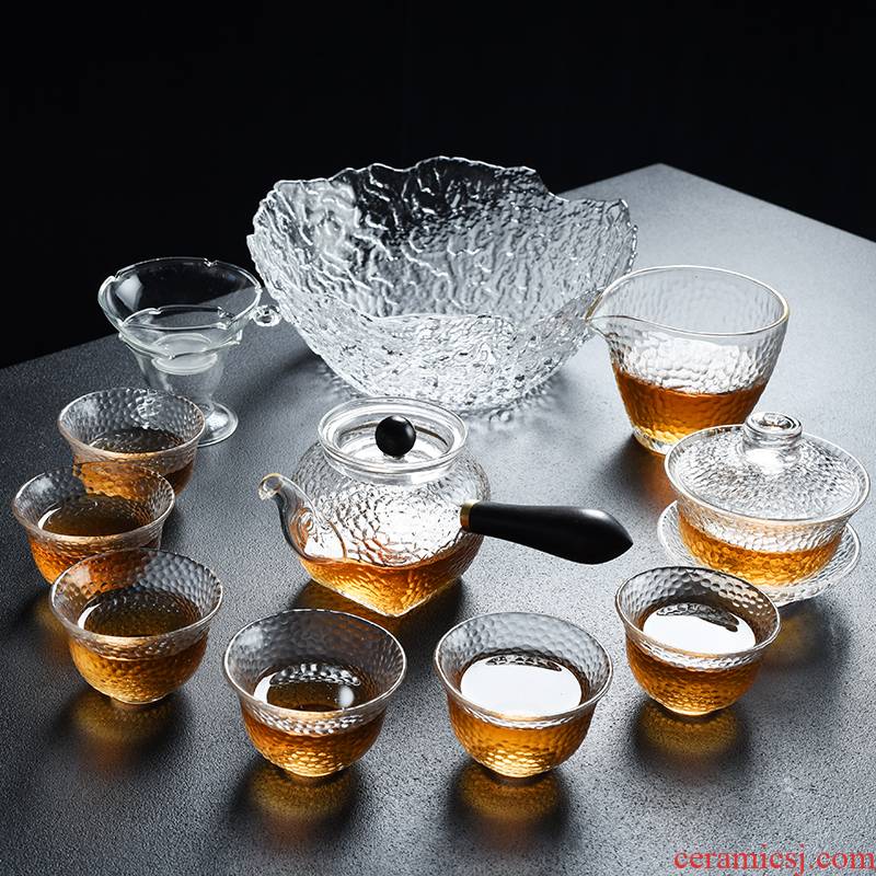 Howe auspicious contracted heat resisting high temperature glass boiled tea Japanese teapot tea kung fu tea tea set home