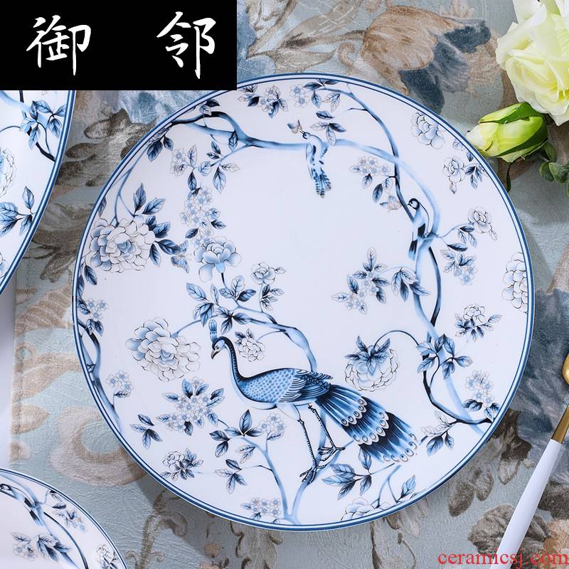 Propagated jingdezhen ceramic tableware home dishes suit to use bowls of ipads plate suit gift set