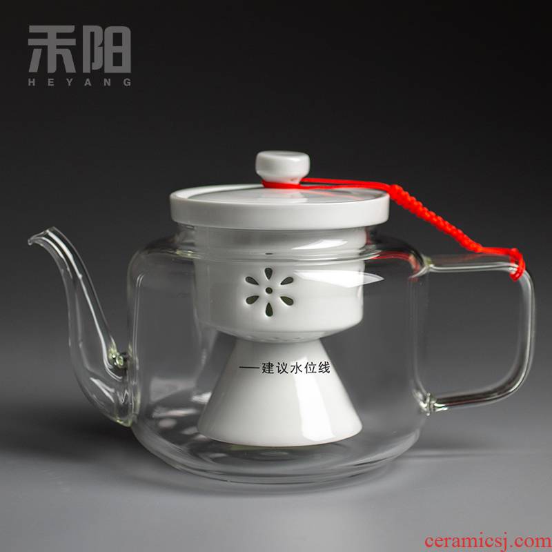 Send Yang glass steaming kettle high - temperature steam'm pot boiling tea household utensils electric TaoLu tea