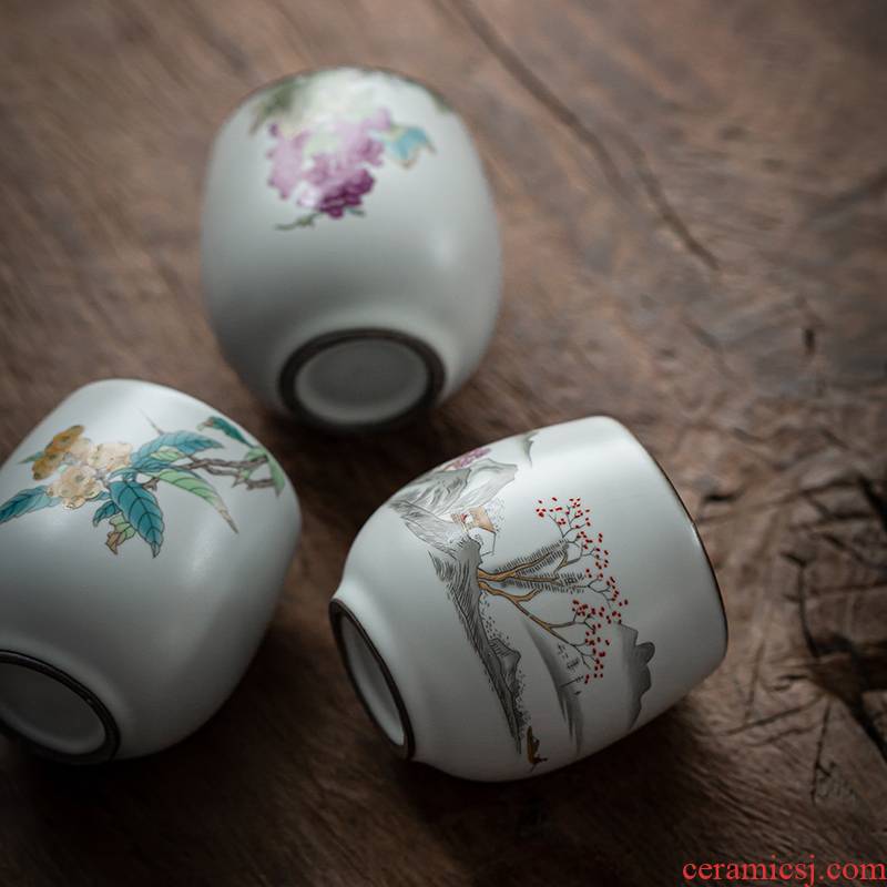 Which your up sample tea cup tea master individual cups, jingdezhen ceramic cups on a small tea cups