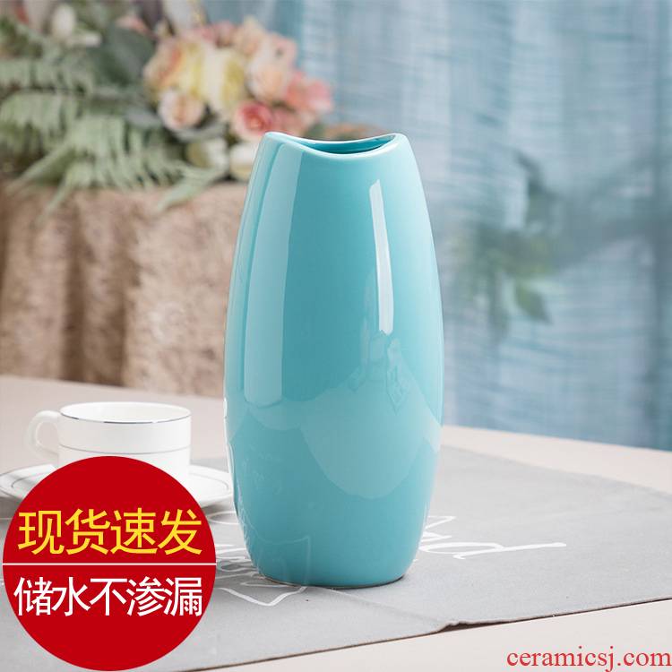 The Nordic contracted and I lucky bamboo hydroponic vase household act The role ofing is tasted wine sitting room adornment creative ceramic furnishing articles