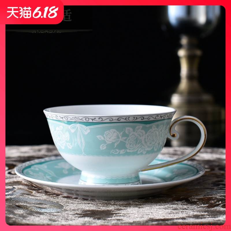 Hold to guest comfortable European creative see colour edge ipads China coffee cups and saucers couples cup English afternoon spent ceramic gifts cups