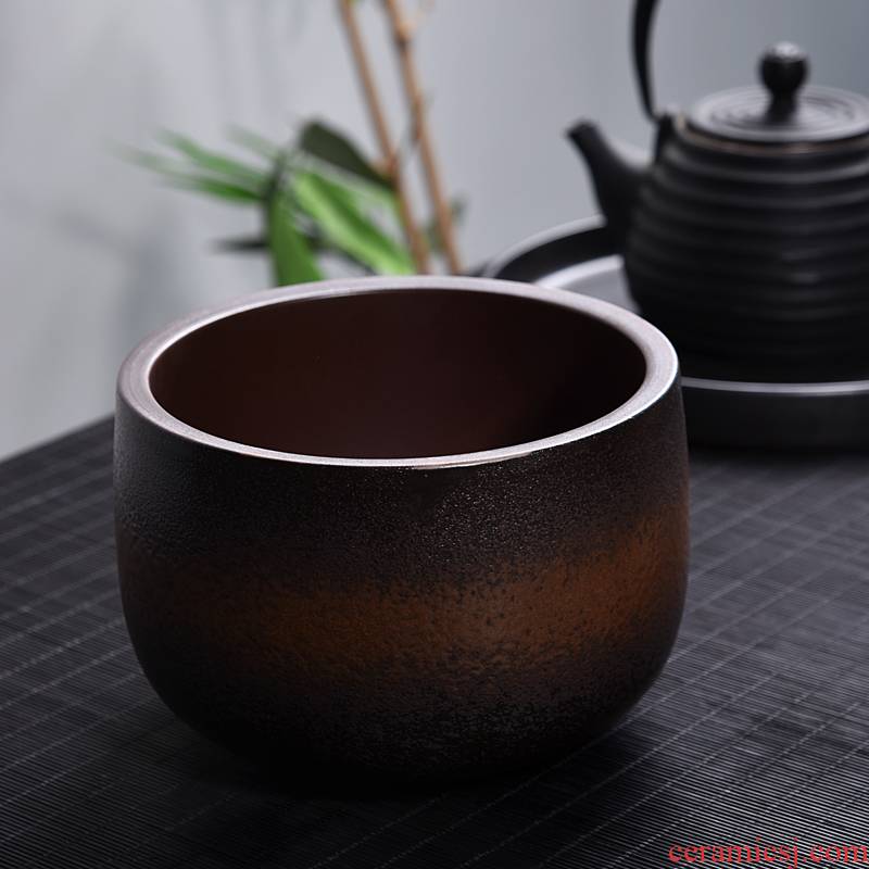 Modern Japanese dry mercifully tea tea set zero washing ceramic building for wash in hot water cylinder coarse pottery cup XiCha move