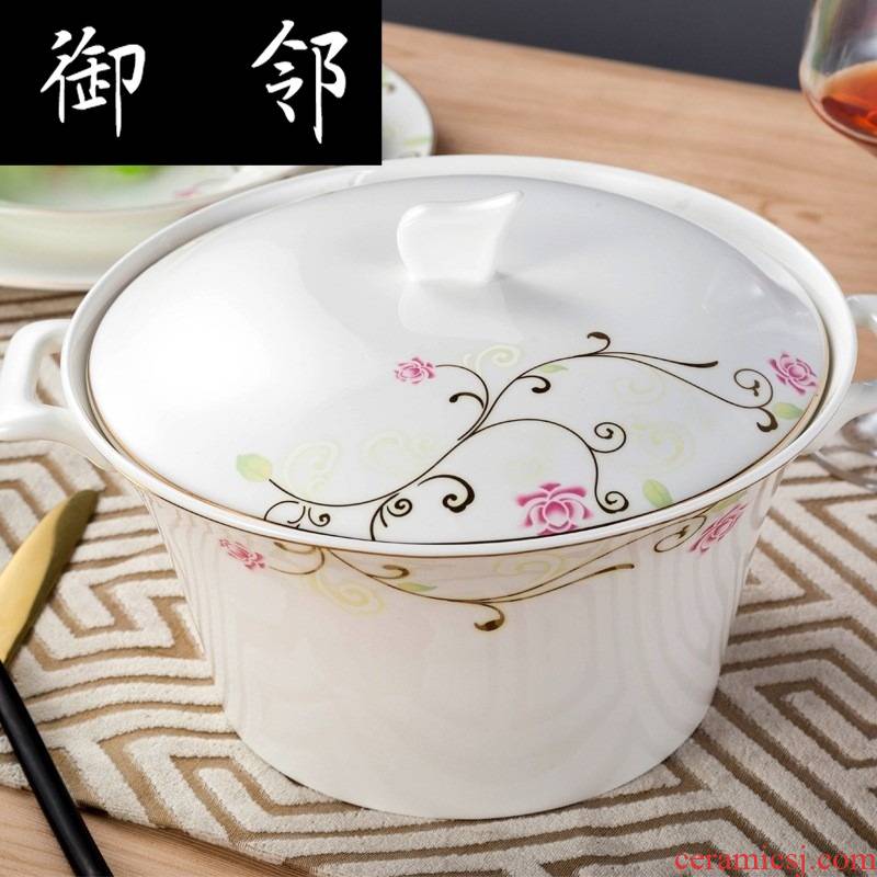 Propagated jingdezhen ceramic dishes suit Chinese style suit ipads porcelain bowl chopsticks dishes household ceramics tableware plate