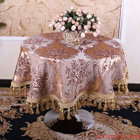 Round table cloth home values emperor European household chenille, antependium big tea table cloth tablecloth table cloth bay