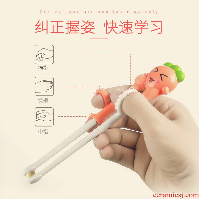 Training children chopsticks chopsticks a baby learning to practice chopsticks child home for dinner spoon tableware suit baby