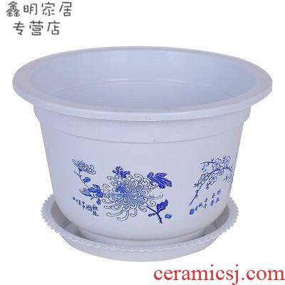 Flowerpot more meat Flowerpot imitation basin Flowerpot more plastic high quality ceramic big Flowerpot more plastic flowers