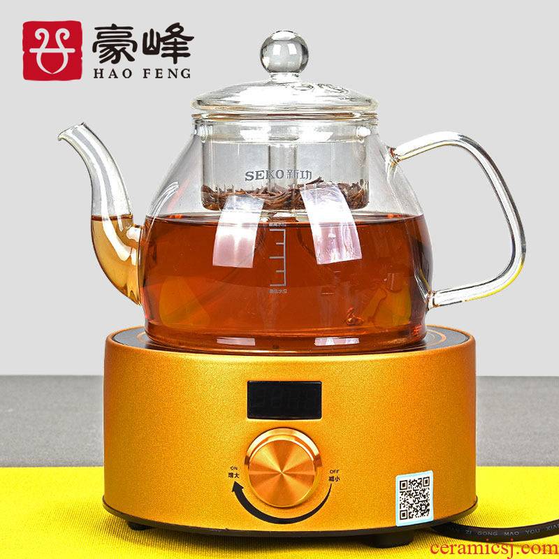 HaoFeng heat boiling pu 'er tea ware glass teapot Japanese electric kettle household kung fu tea tea drinks