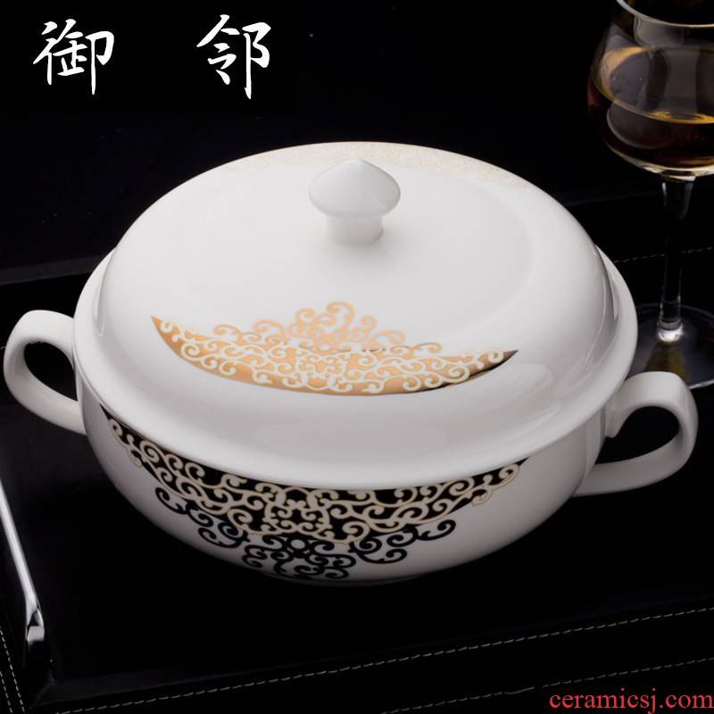 Propagated Chinese style flower dishes tableware suit feelings 56 head ipads porcelain ceramic tableware suit