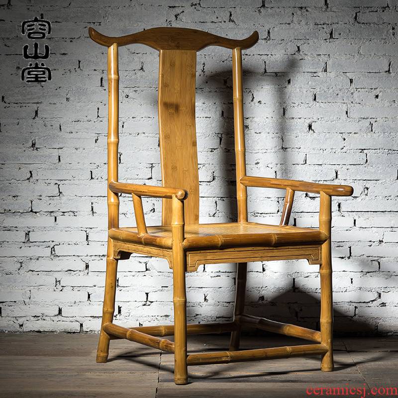 Vatican let bamboo tea bamboo chair imitation yu inscribed wooden slip about new Chinese creative tea table tea room furniture