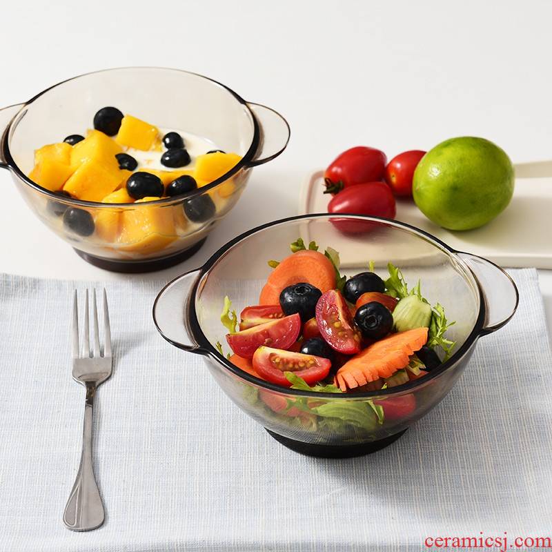 Two ears to use glass bowls of thickening tea color cereal rainbow such as bowl dessert home only. The use of fruit salad