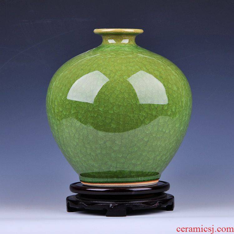 Archaize borneol jingdezhen ceramics up crack glaze pomegranate vase sitting room home decoration furnishing articles