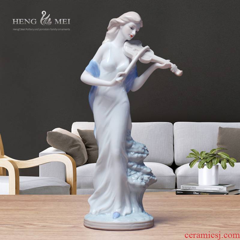 Western women 037 European/furnishings jingdezhen/handicraft/home decoration ceramic its furnishing articles