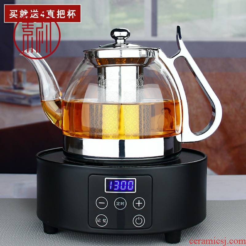 Element at the beginning of induction cooker cooking pot more heat resistant glass teapot electric TaoLu special kettle scented tea teapot