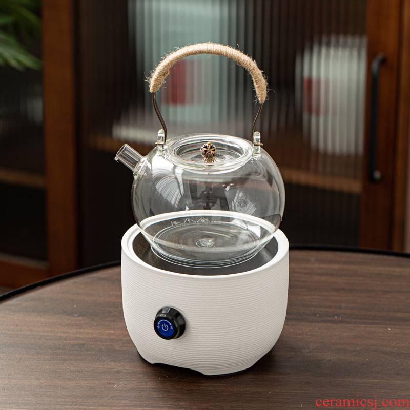 Japanese kettle pot of high temperature resistant glass teapot girder suit the electric TaoLu boiled tea, the glass filter