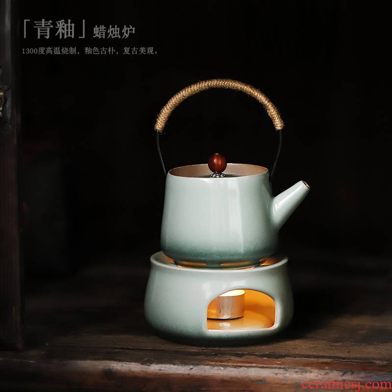 ShangYan Japanese based heating ceramic base tea stove teapot suit make tea tea stove teapot contracted restoring ancient ways