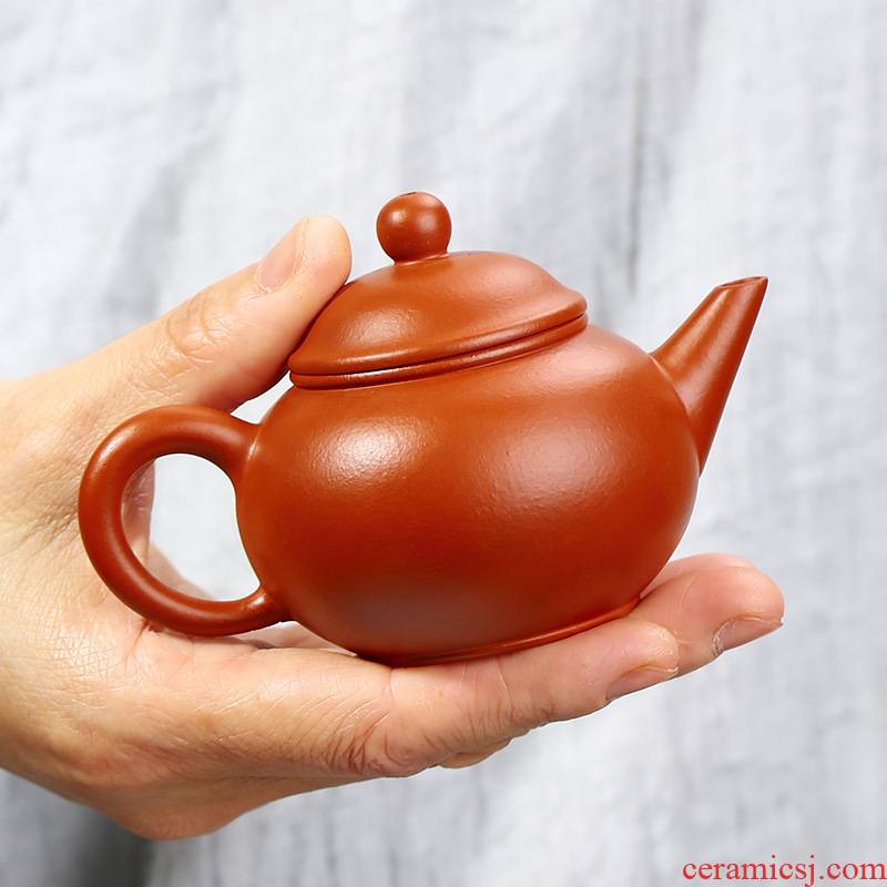 Zhu mud undressed ore level it pure manual teapot chorale ink pot sketch small number yixing purple sand tea set