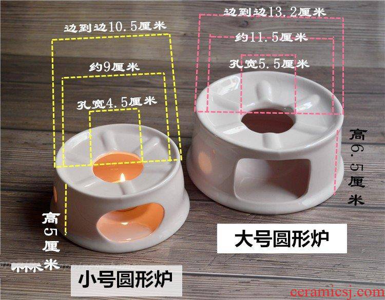 Flower tea kettle insulation base temperature ceramic tea based heating furnace heating glass teapot base to boil tea