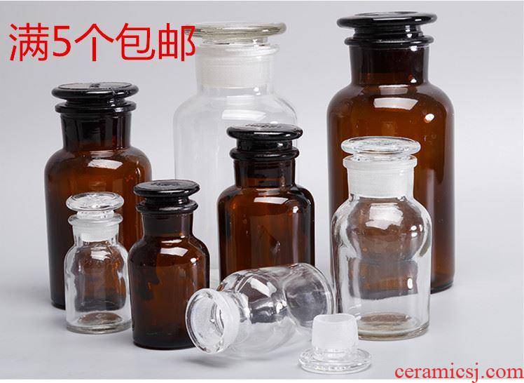 Covered with white cover small square 1000 l thickening bottled wine glass bottle frosted jar expressions using reagent bottles