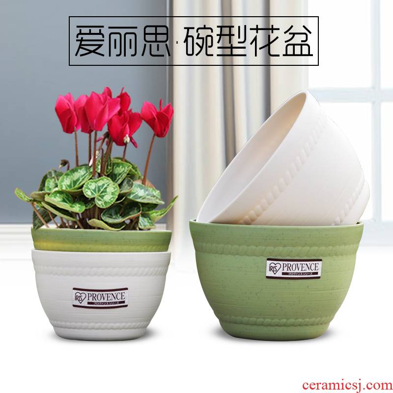 Cup flowerpot resin imitation ceramic plastic meaty plant combination potted the plants other contracted large flower pot