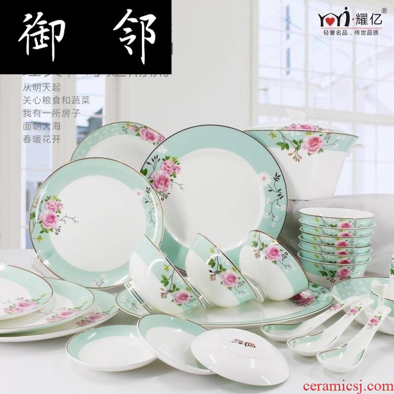 50 heads of propagated in tangshan, ipads China tableware suit fresh ipads rural style tableware
