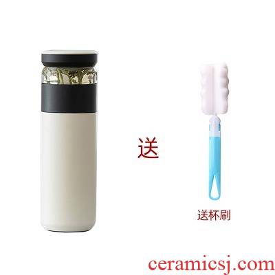 Stainless steel millet product series guest students make tea cup tea separation cup new insulation cup with the students