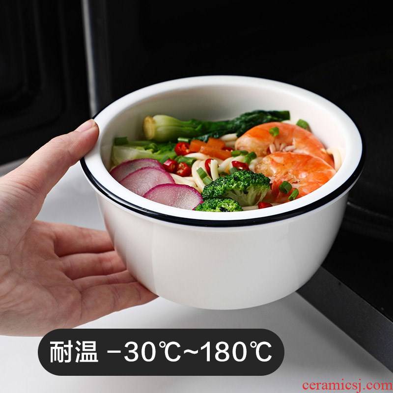 Ceramic terms rainbow such as bowl with cover large soup bowl household utensils bento creative microwave Ceramic bowl bowl of steamed dense eggs