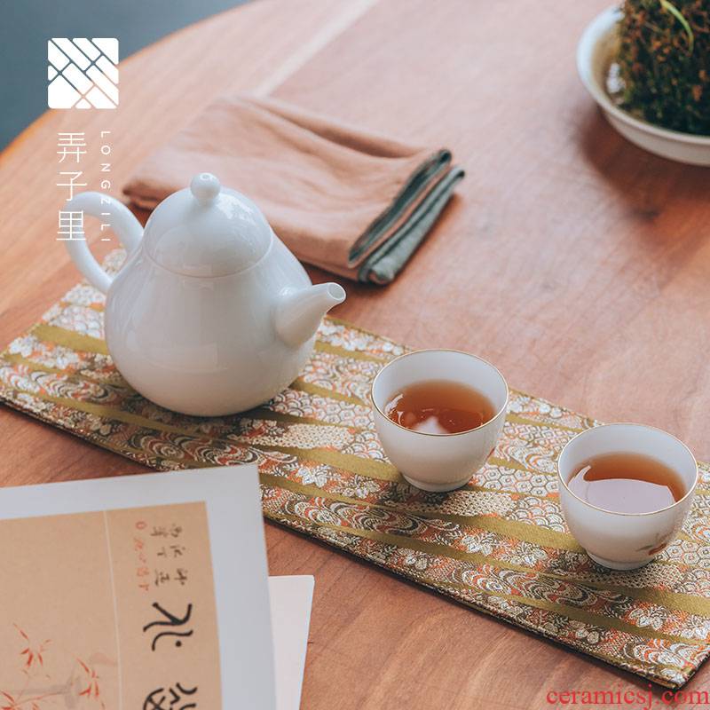 In tea table cloth {sung} brocade zen wind table flag tea tea cloth art China rectangle Chinese style with zero