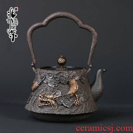 Iron Iron pot of cast Iron tea pot, kettle pot electricity TaoLu teapot household Iron pot of tea, coating