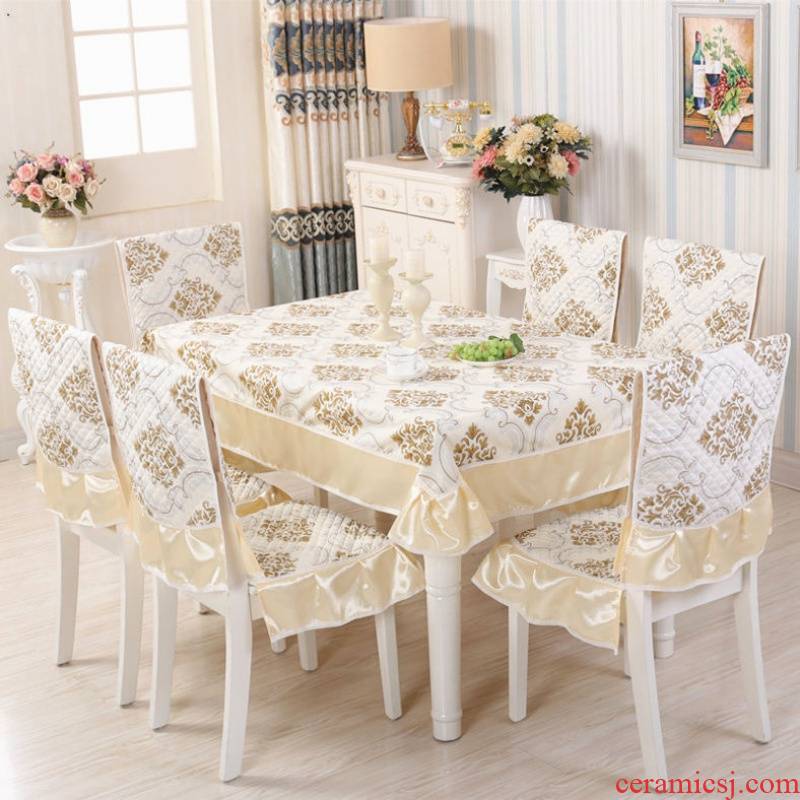 Chair covers the home dining table cloth Chair Chair as suit I and contracted table cover cloth art
