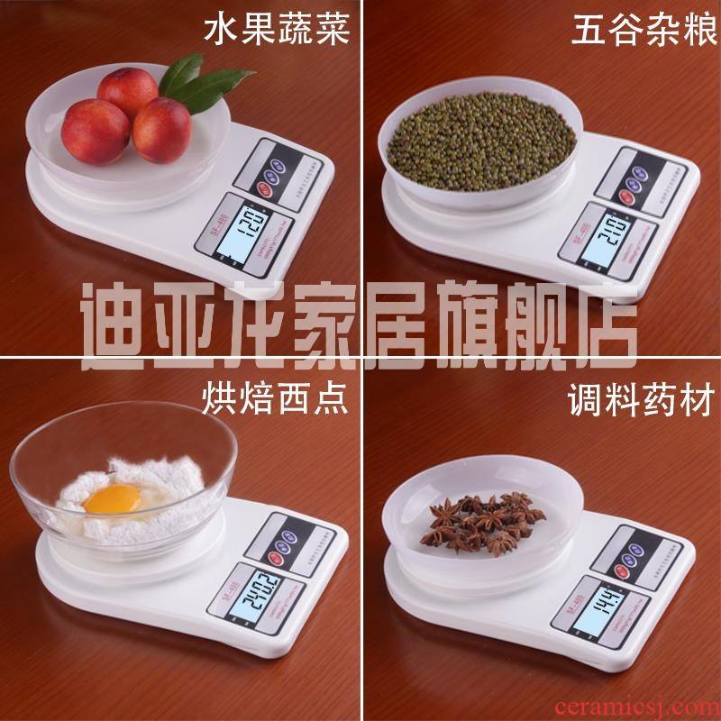 The Universal light hairdressing tea weighing machine and high precision, small milk tea shop of bread cake shop