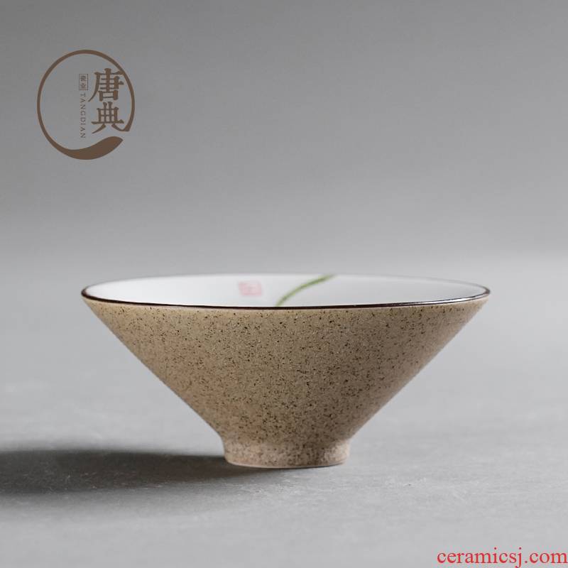 Shu of jingdezhen hand - made of ceramic cups a single master cup tea sample tea cup six kung fu tea set at upstream