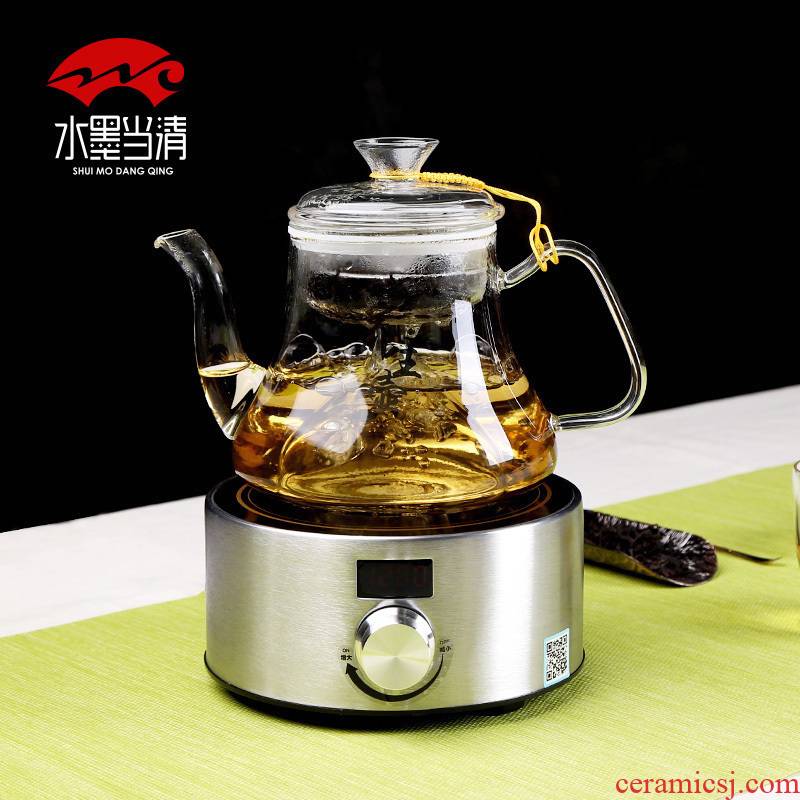 Curing pot hot automatic household thickening glass boiled tea; Preventer electric cooking pot flower pot office